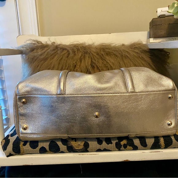 GUCCI Gold Leather Britt Boston Bag - Picture 10 of 17